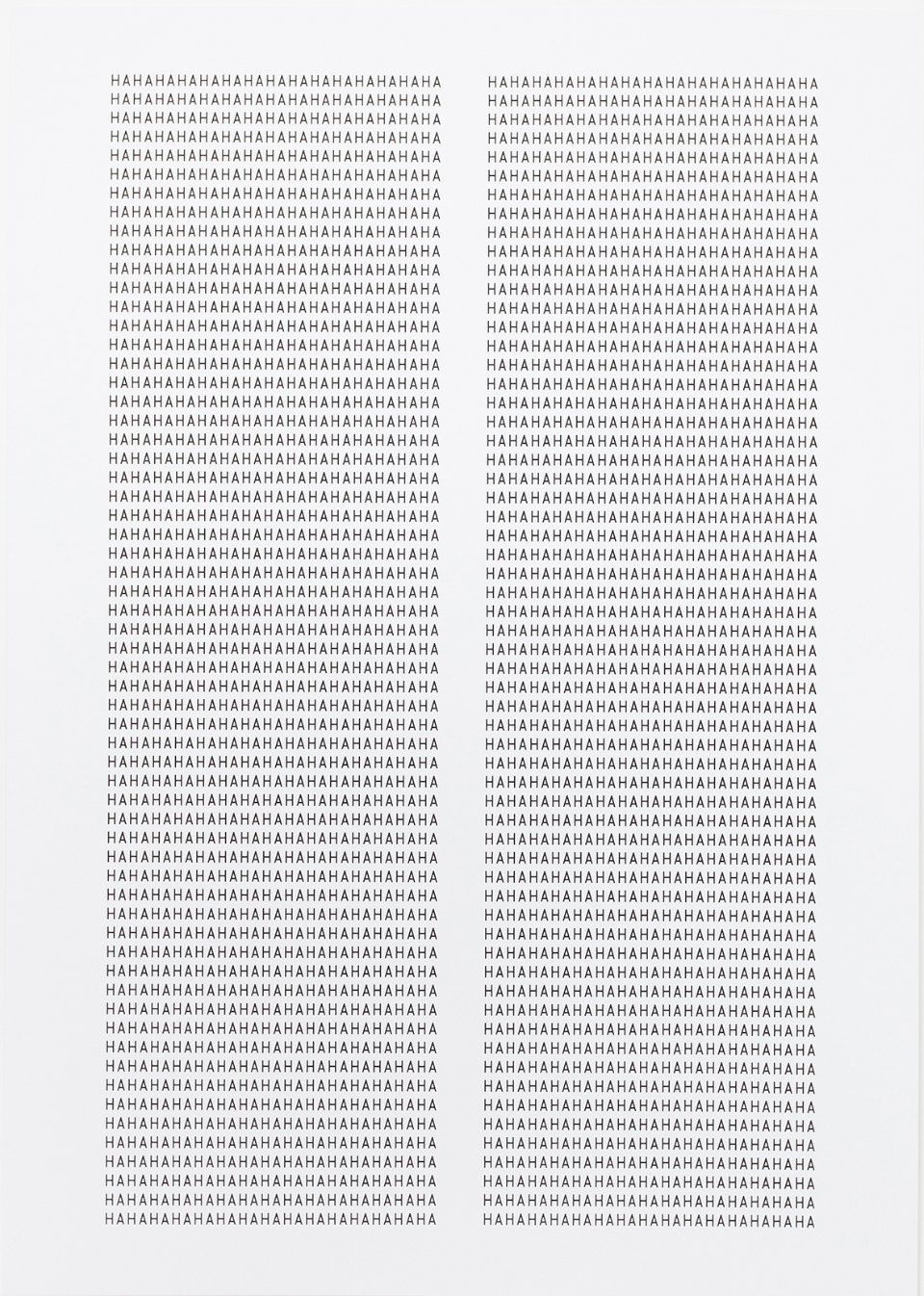 Variationen (Blatt 4/4), 2015, Siebdruck auf Papier, 101 x 72 cm